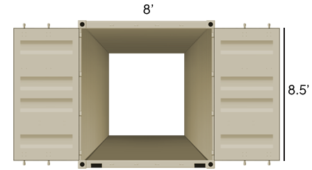 20' TUNNEL (DOUBLE DOOR)